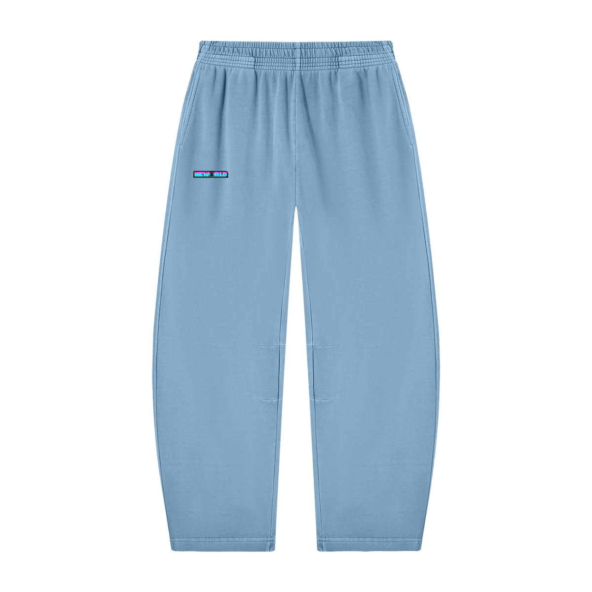 Unisex Vintage Washed Barrel Leg Sweatpants