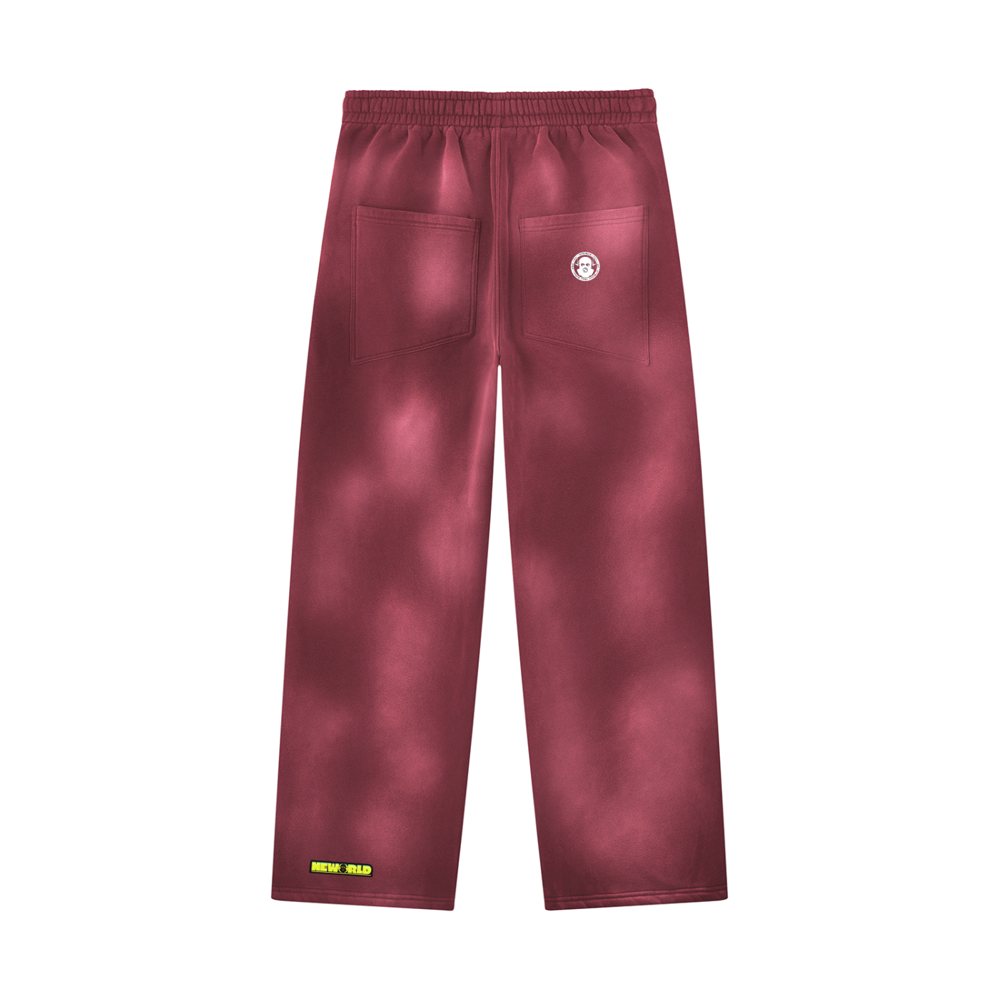 Unisex Sunfade Wide Leg Fleece Sweatpants