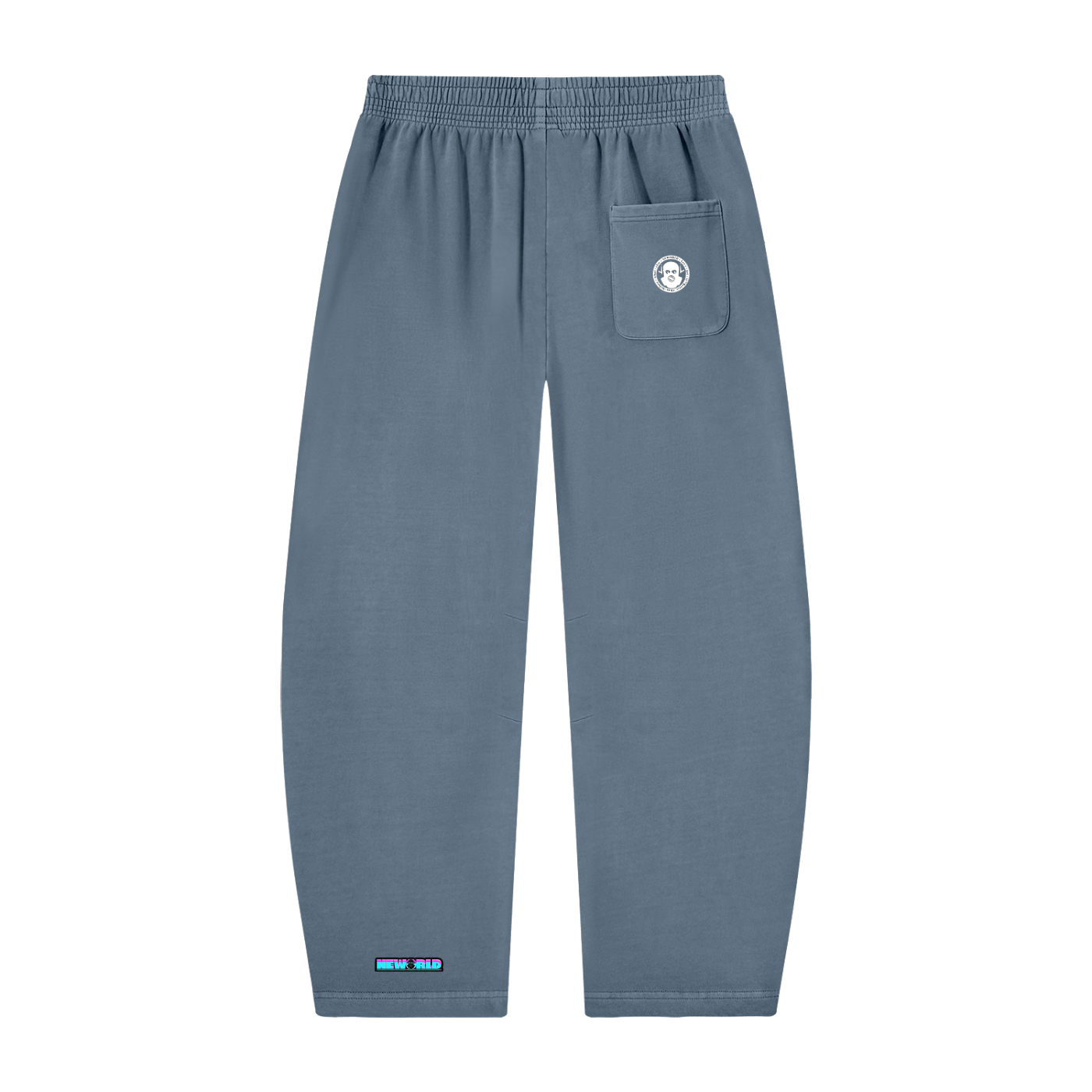 Unisex Vintage Washed Barrel Leg Sweatpants