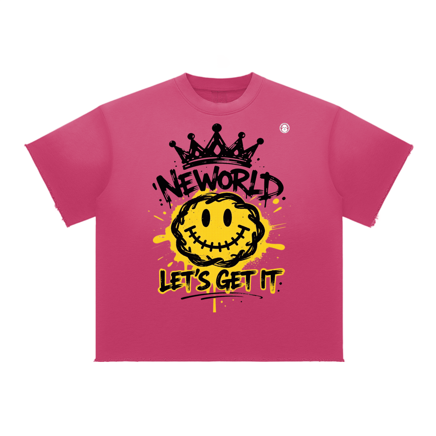 Sun Fade Raw Edge T-Shirt
