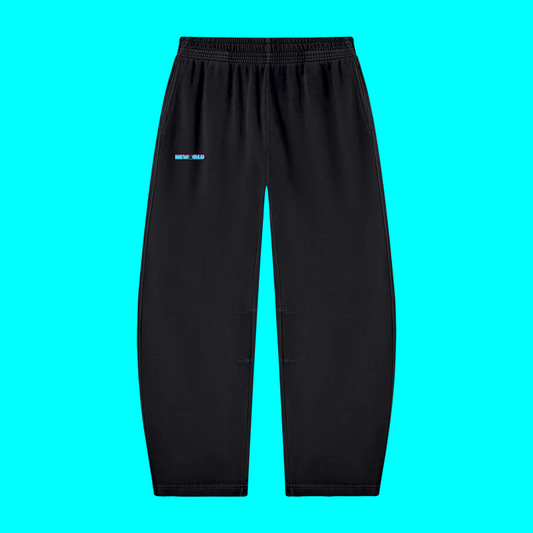 Unisex Vintage Washed Barrel Leg Sweatpants