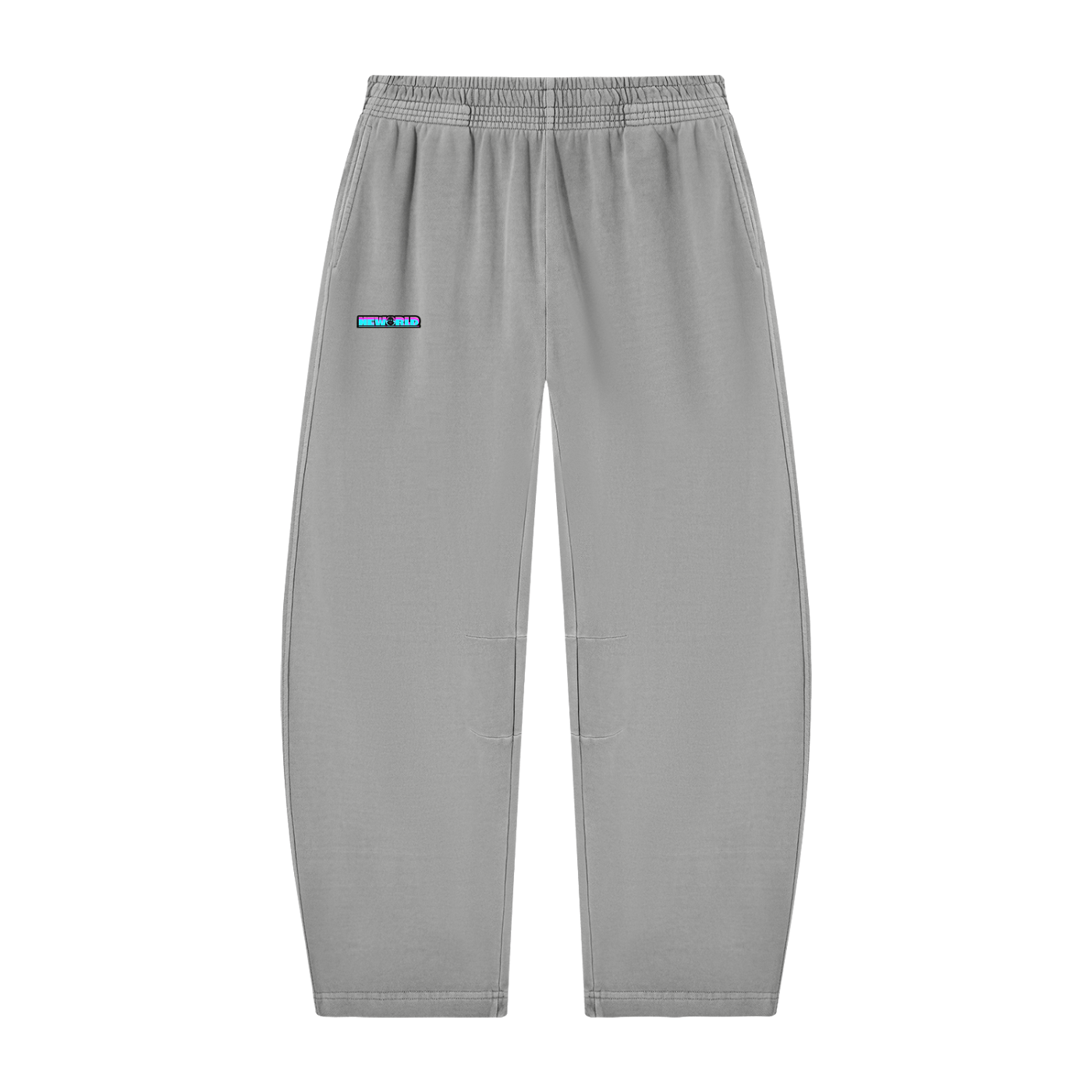 Unisex Vintage Washed Barrel Leg Sweatpants