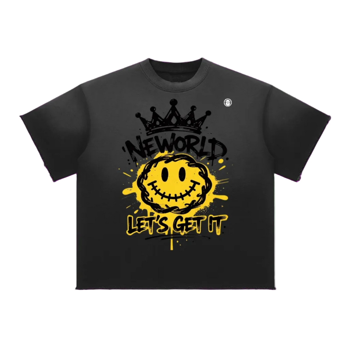 Sun Fade Raw Edge T-Shirt