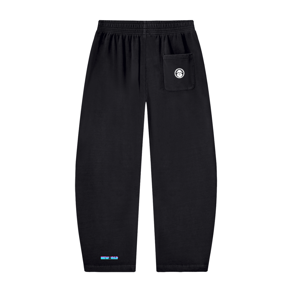 Unisex Vintage Washed Barrel Leg Sweatpants