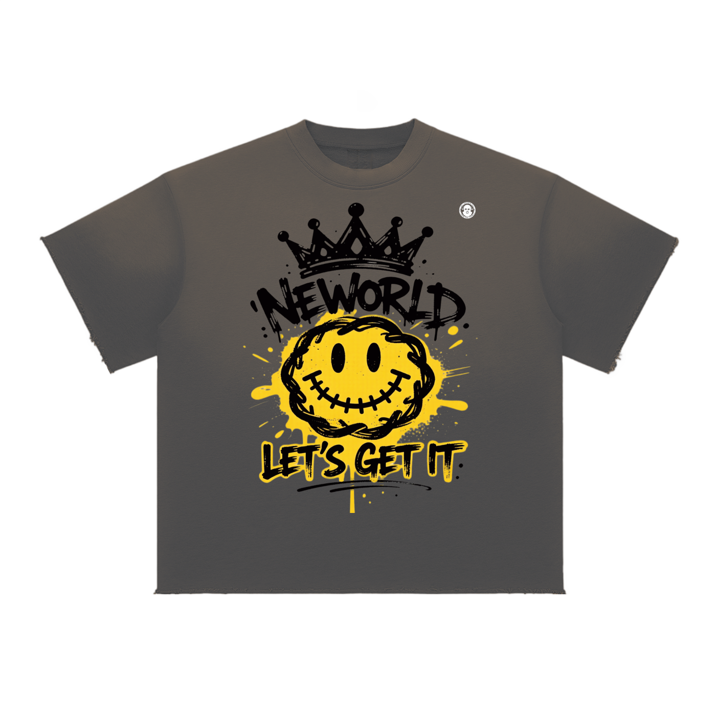 Sun Fade Raw Edge T-Shirt