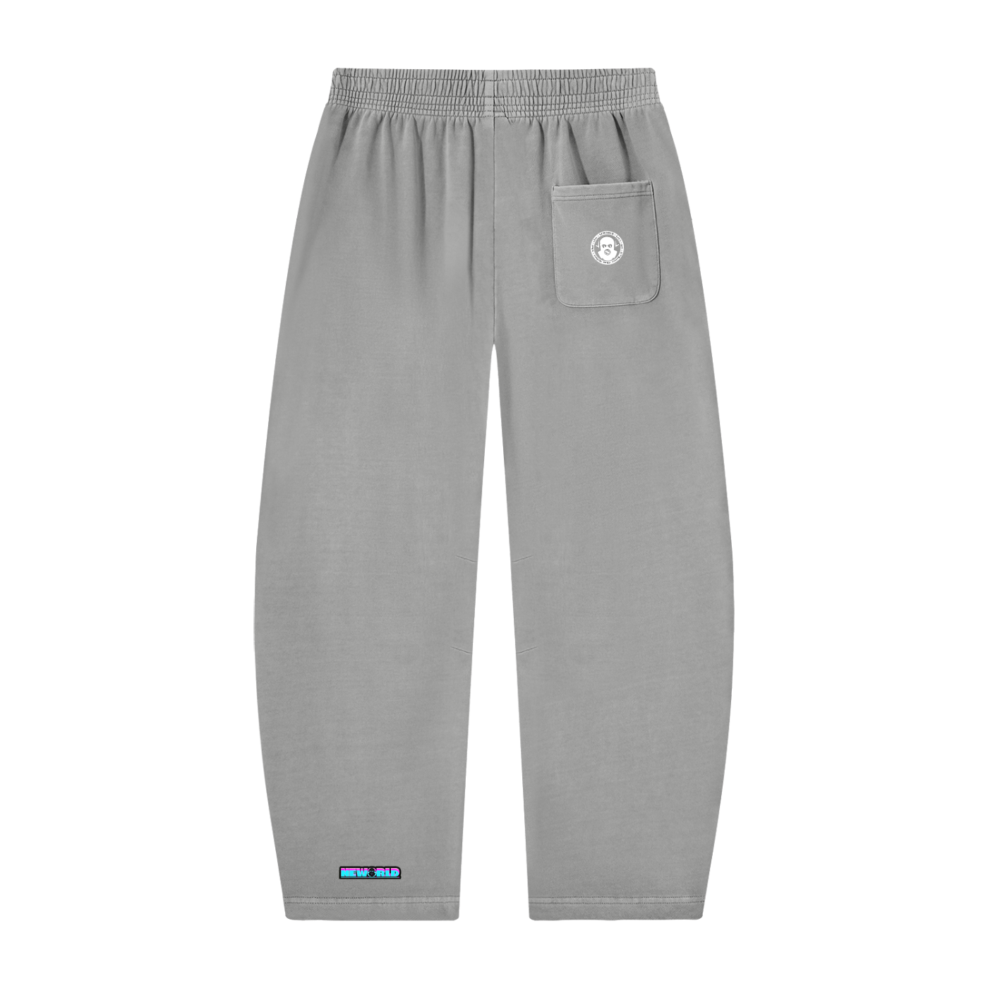 Unisex Vintage Washed Barrel Leg Sweatpants