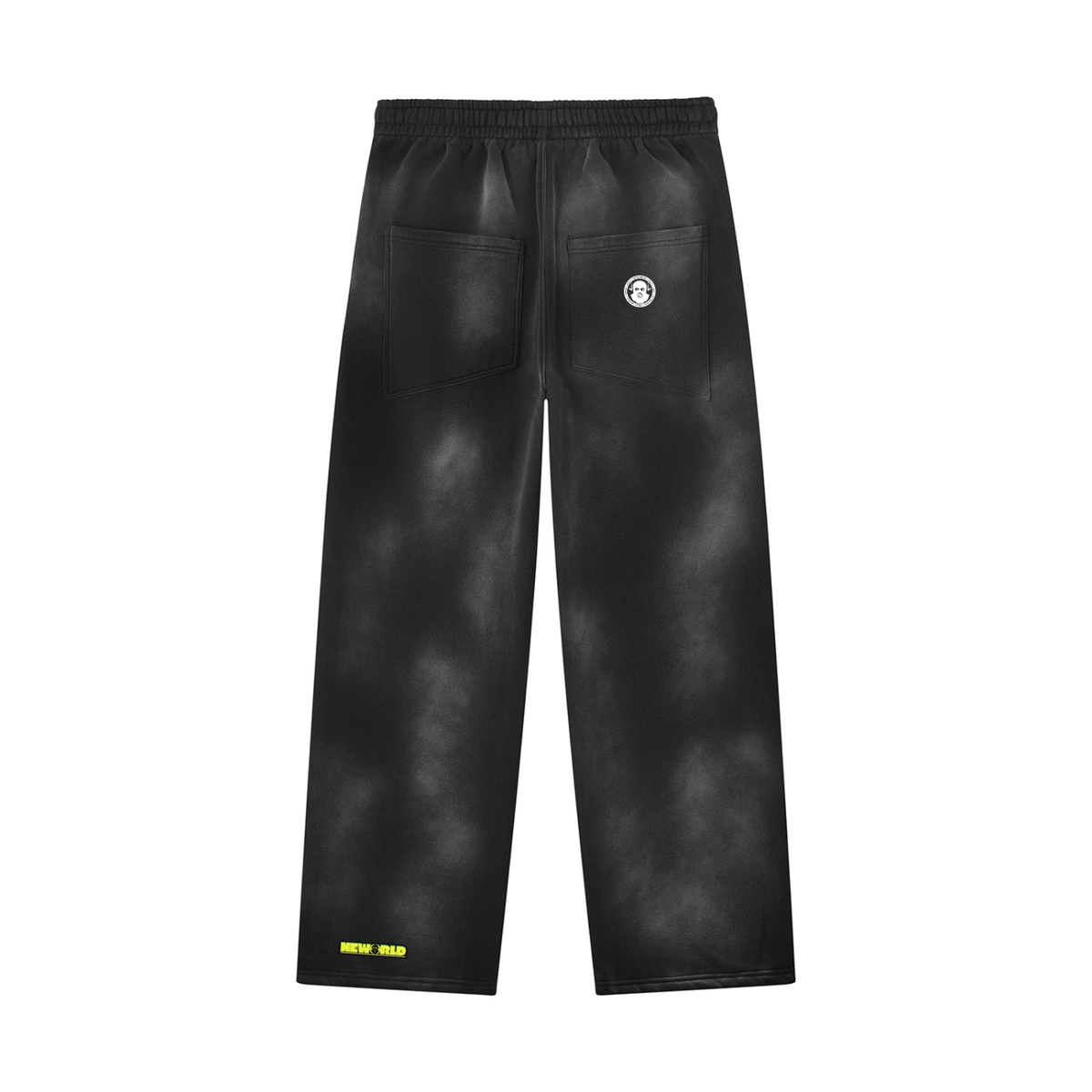 Unisex Sunfade Wide Leg Fleece Sweatpants