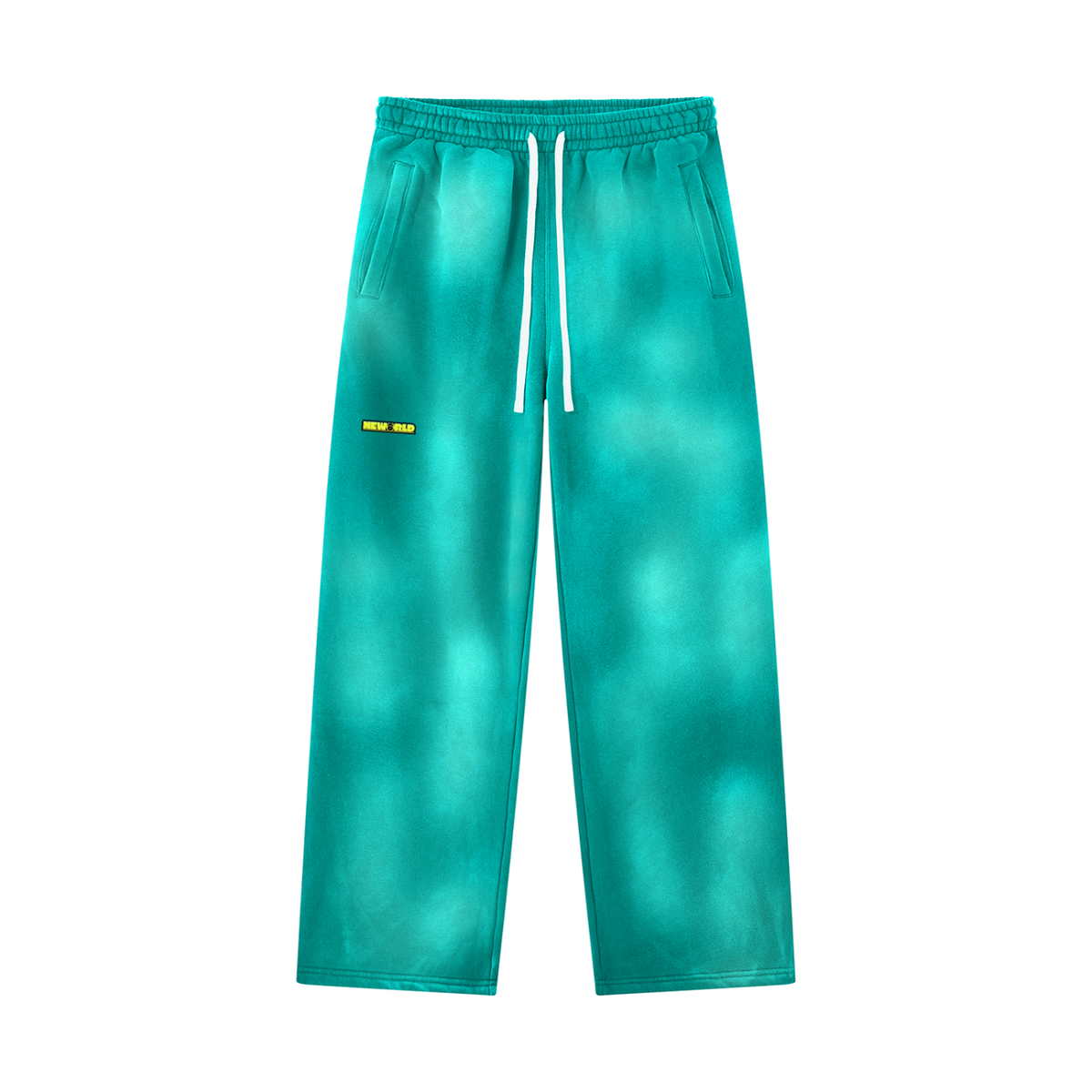 Unisex Sunfade Wide Leg Fleece Sweatpants