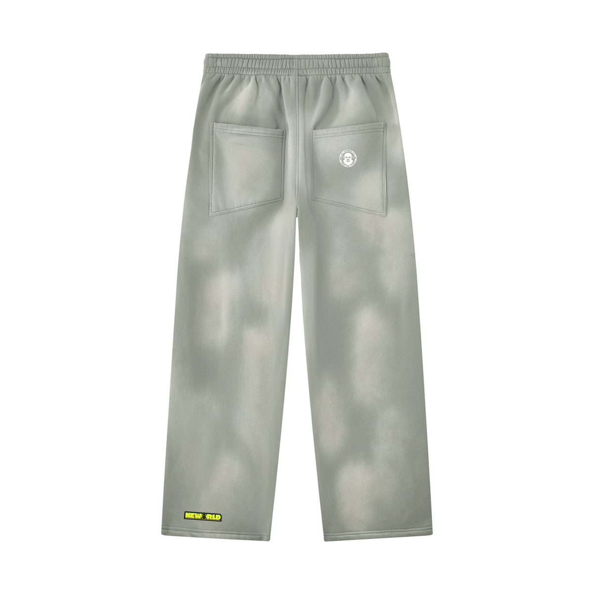 Unisex Sunfade Wide Leg Fleece Sweatpants