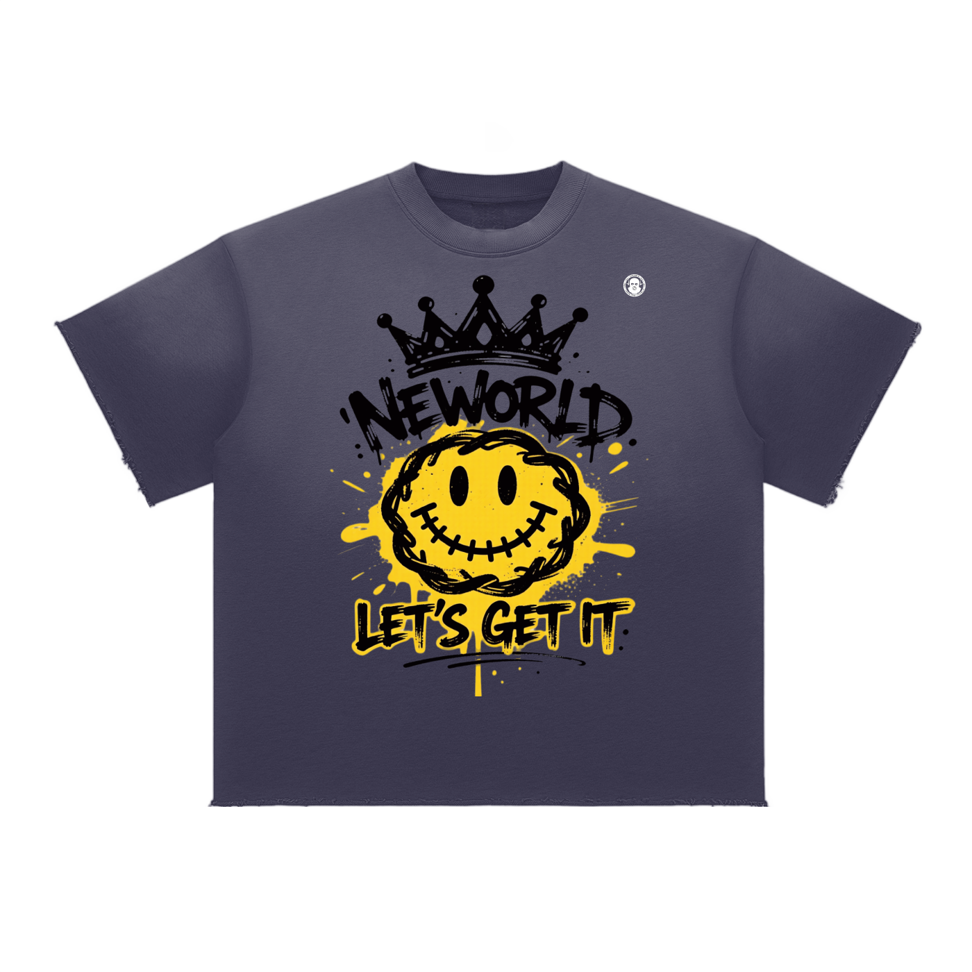 Sun Fade Raw Edge T-Shirt