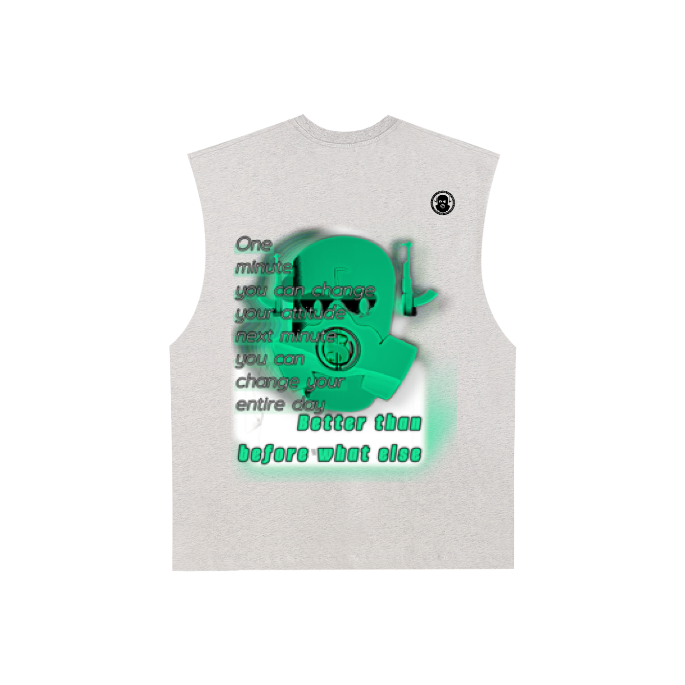 Raw Edge Cotton Tank Top