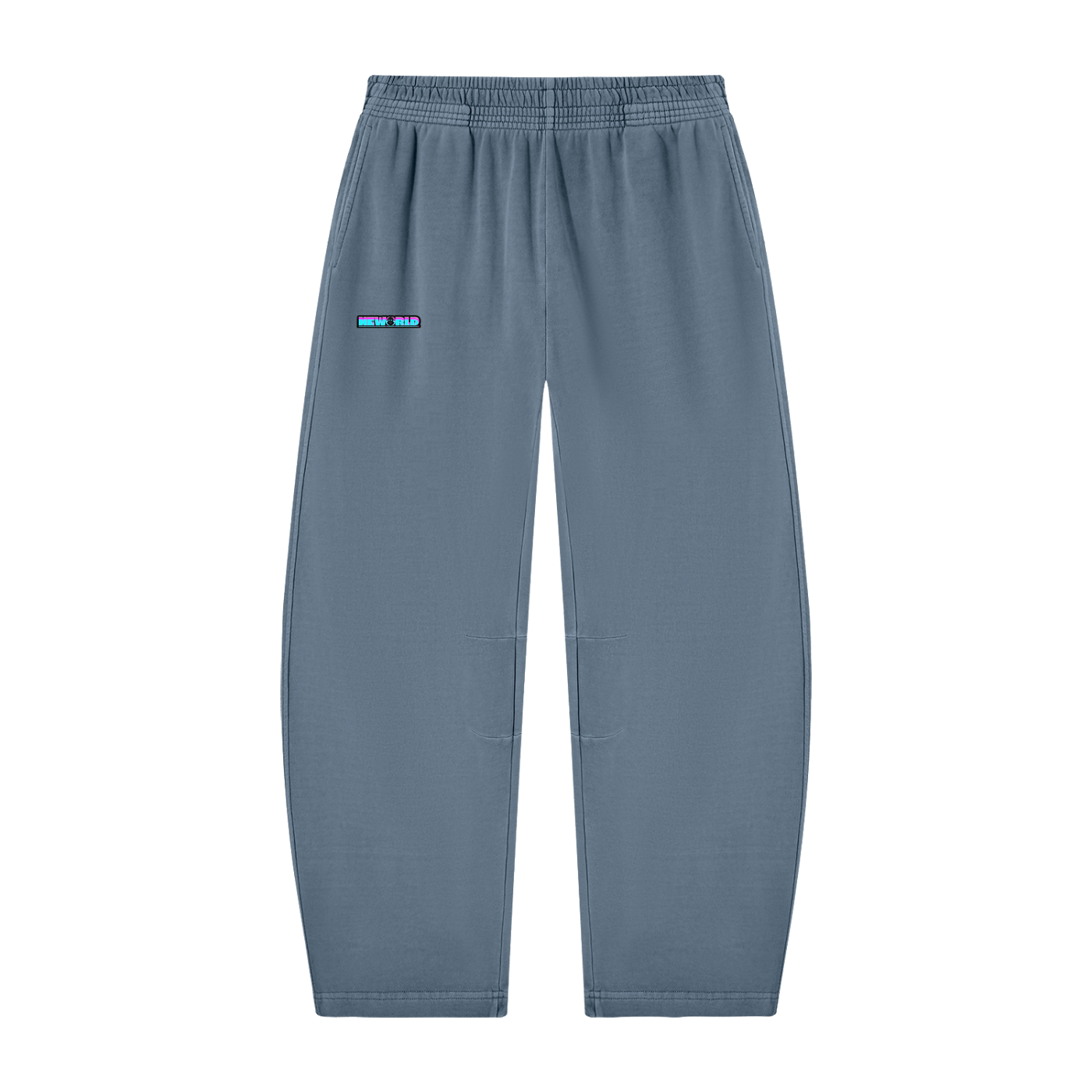 Unisex Vintage Washed Barrel Leg Sweatpants