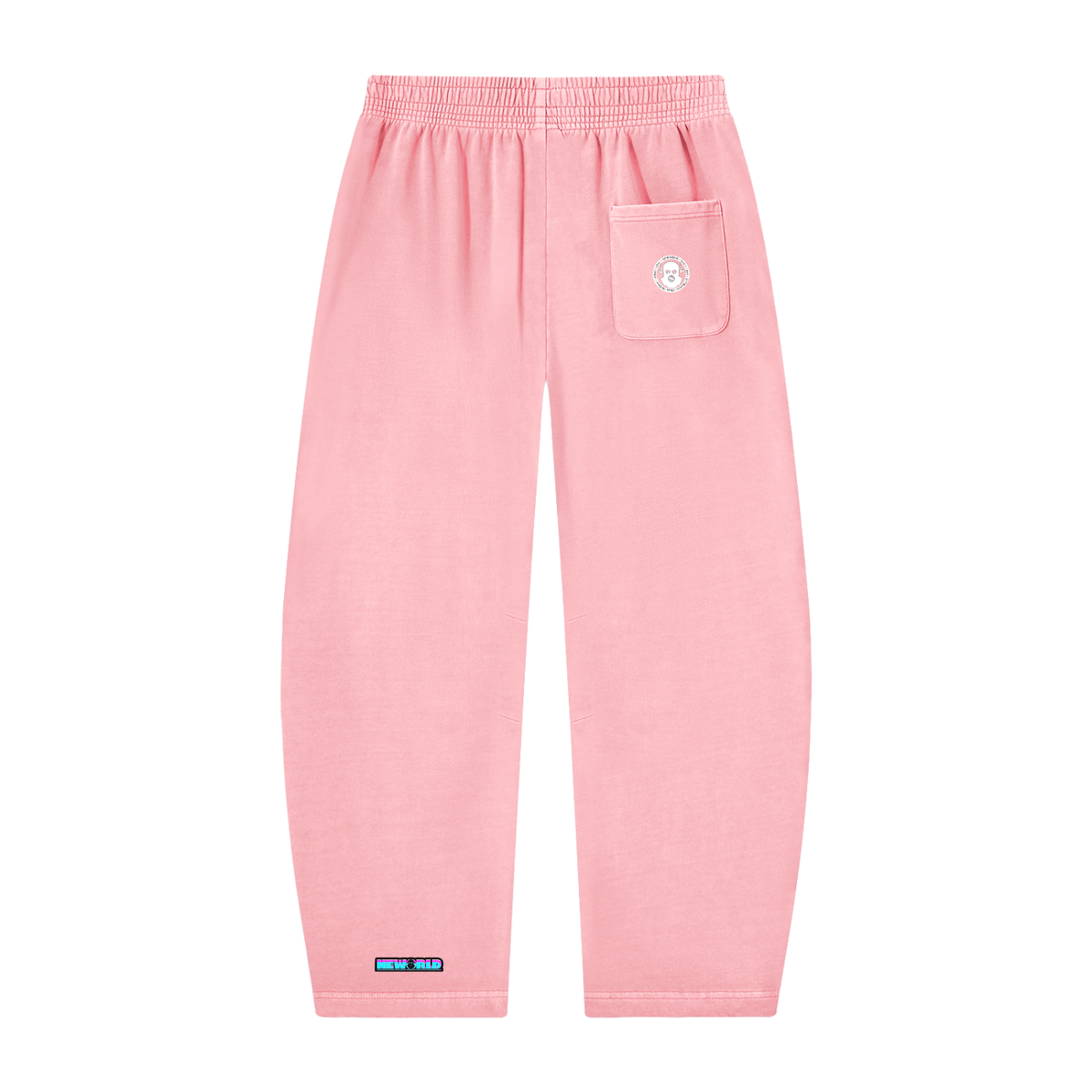 Unisex Vintage Washed Barrel Leg Sweatpants