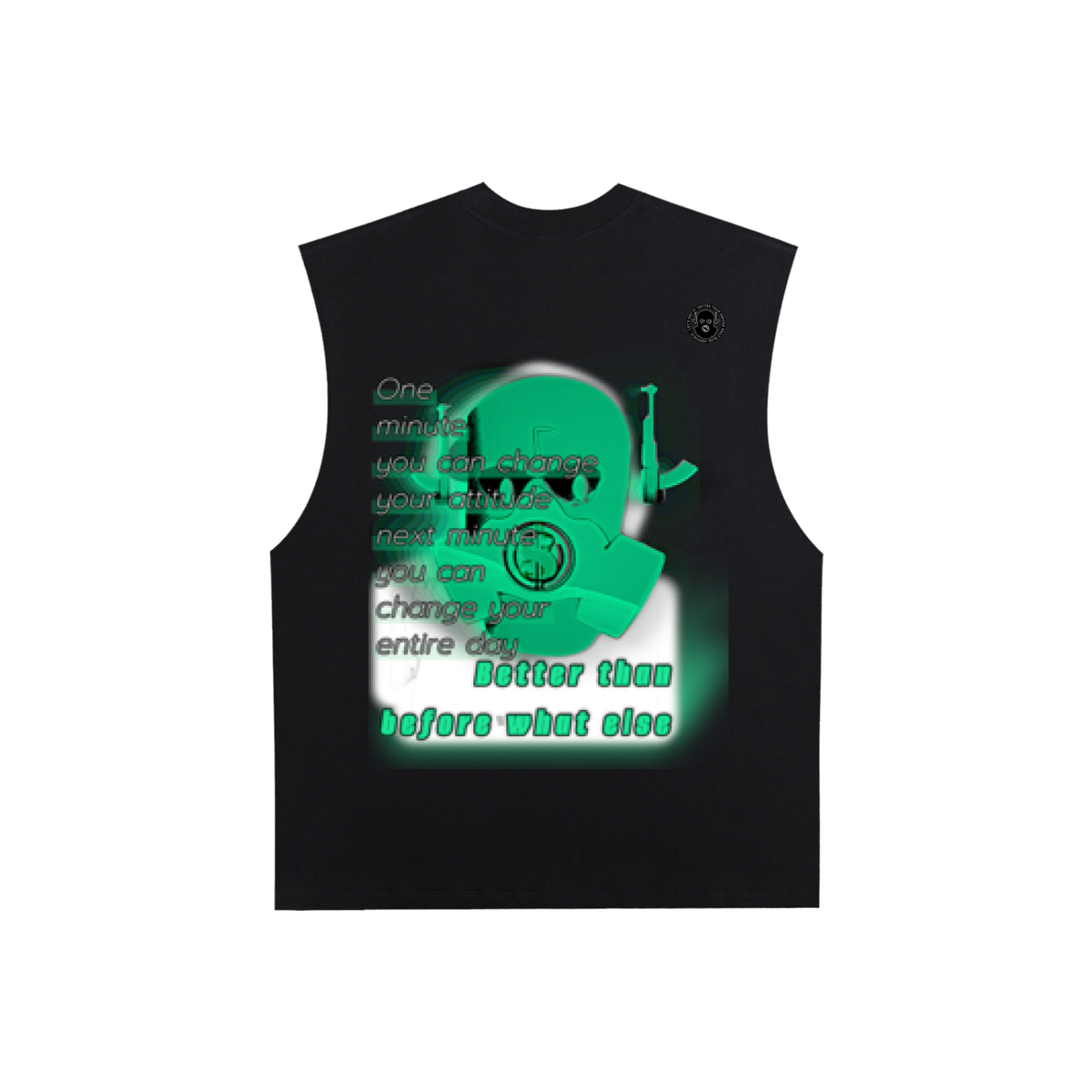 Raw Edge Cotton Tank Top