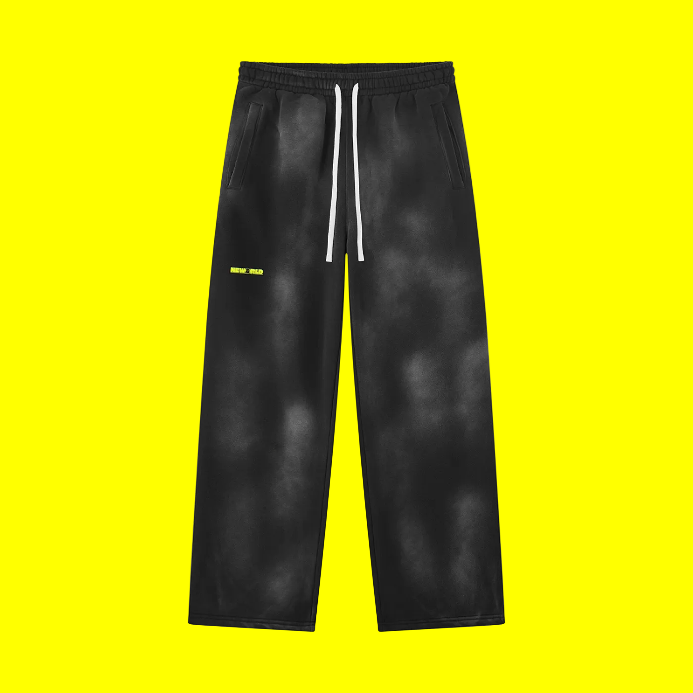 Unisex Sunfade Wide Leg Fleece Sweatpants