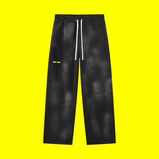 Unisex Sunfade Wide Leg Fleece Sweatpants